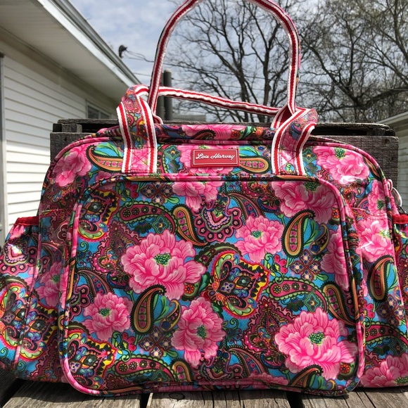 Lou Harvey Pink Marina Diaper Bag! NEW! - Picture 4 of 11